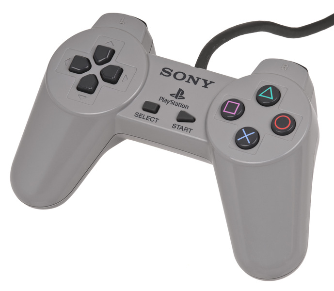 Dualshok 1. Игровой контроллер от компании Sony